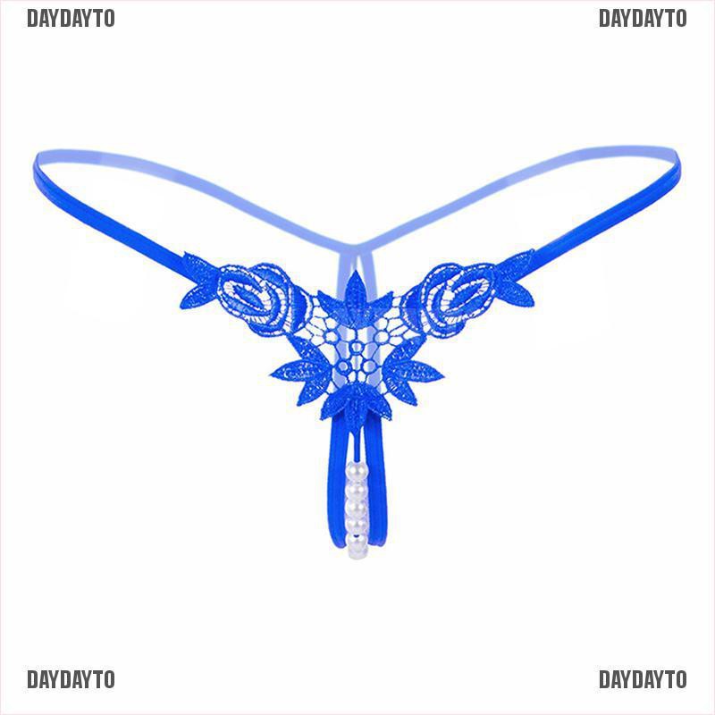 [COD] Quần Lót Lọt Khe Không Đáy Quần Lọt Khe Đính Ngọc Trai Dành Cho Nữ