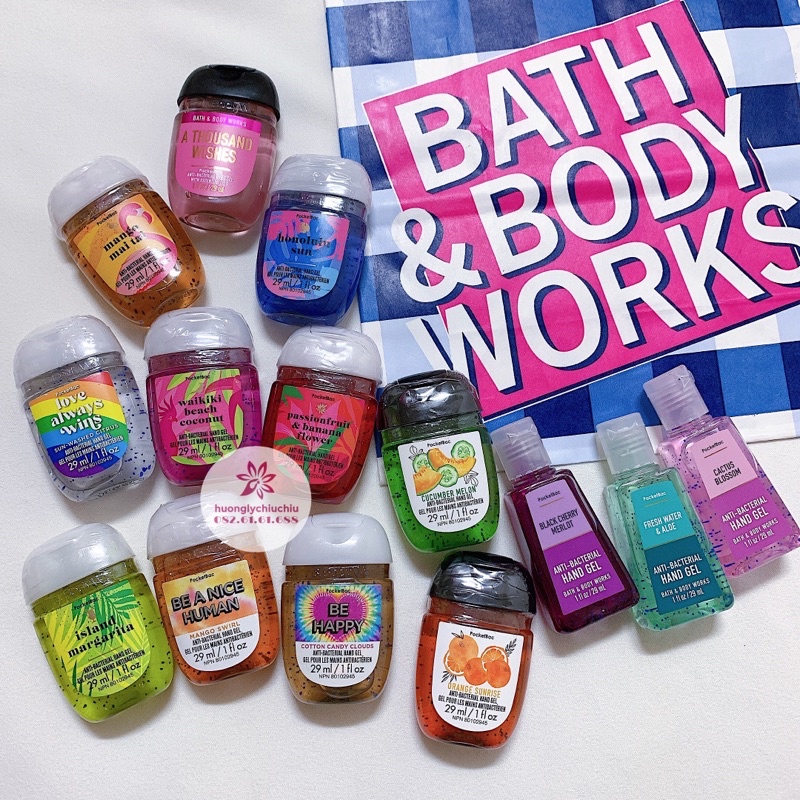 Gel rửa tay khô Bath and Body Works 29ml