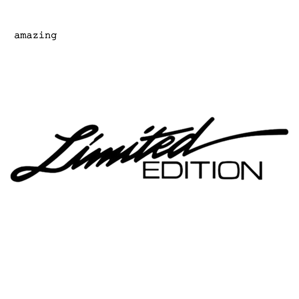 [AM] Đề Can Dán Trang Trí Xe Hơi Thân Thiện Với Môi Trường In Chữ Limited Edition