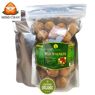 Quả Óc Chó Đỏ Mỹ Túi 500gr, Kèm Miếng Tách Vỏ, Hạt Tốt Cho Thai Phụ, Tim Mạch, Bổ Thận