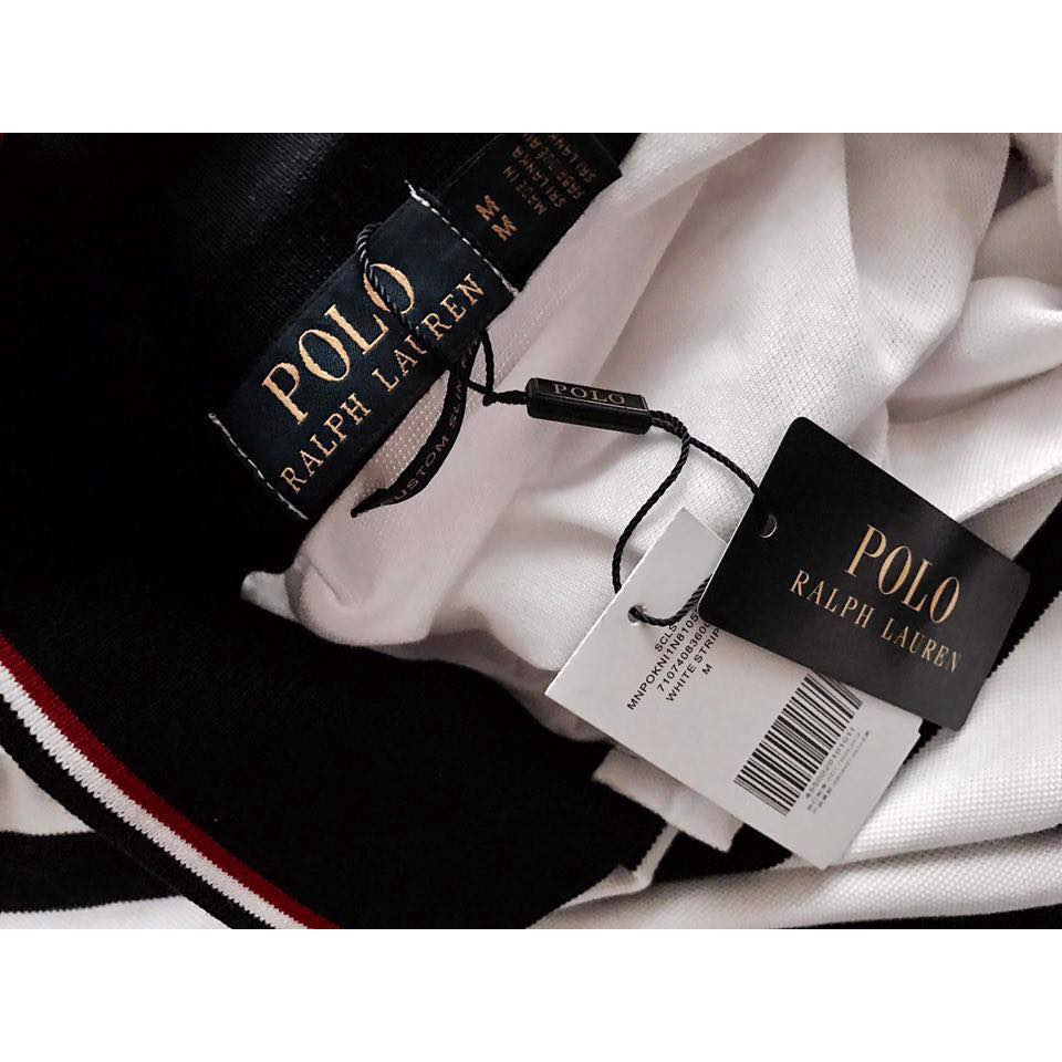 Polo Ralph Rauren cổ kẻ 3 màu