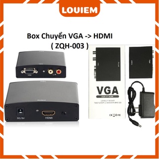 Bộ Chuyển Đổi Tín Hiệu - AV ra VGA - HDMI ra AV - VGA ra AV - VGA ra HDMI sắt LOVIEM