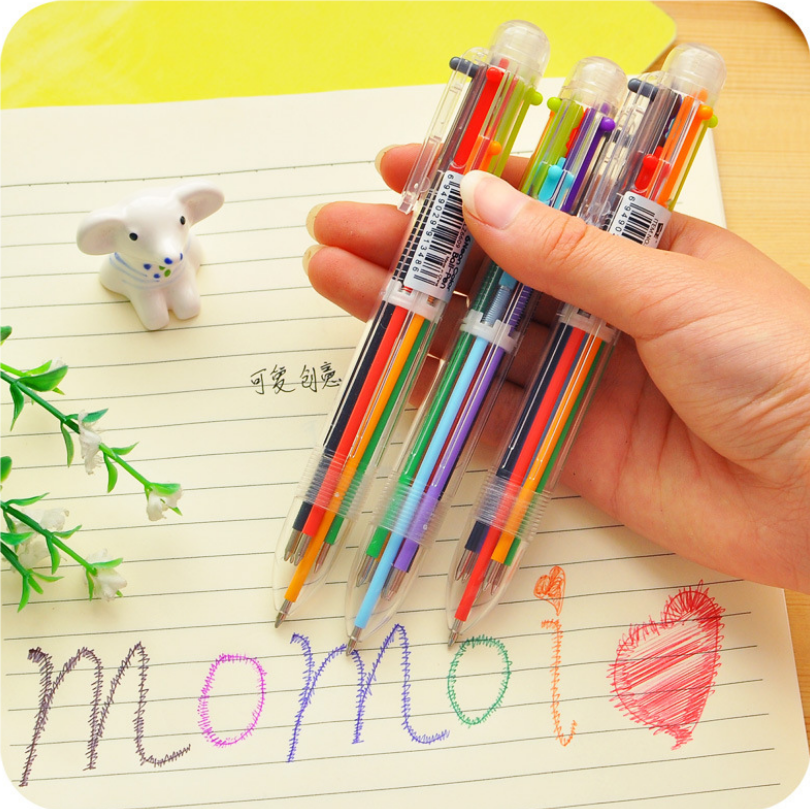 Bút Bi Nhiều Màu Dễ Thương Sáng Tạo