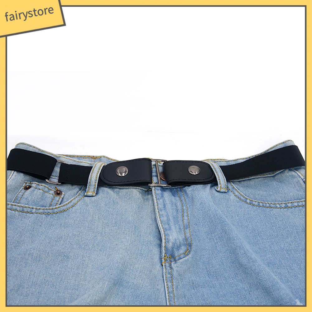 Thắt lưng da giả phối nút kim loại độc đáo thời trang