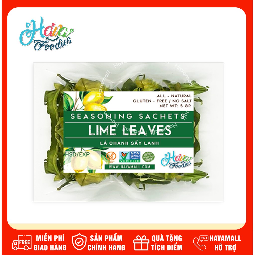 Lá Chanh Sấy Lạnh 5gr – Lime Leaves