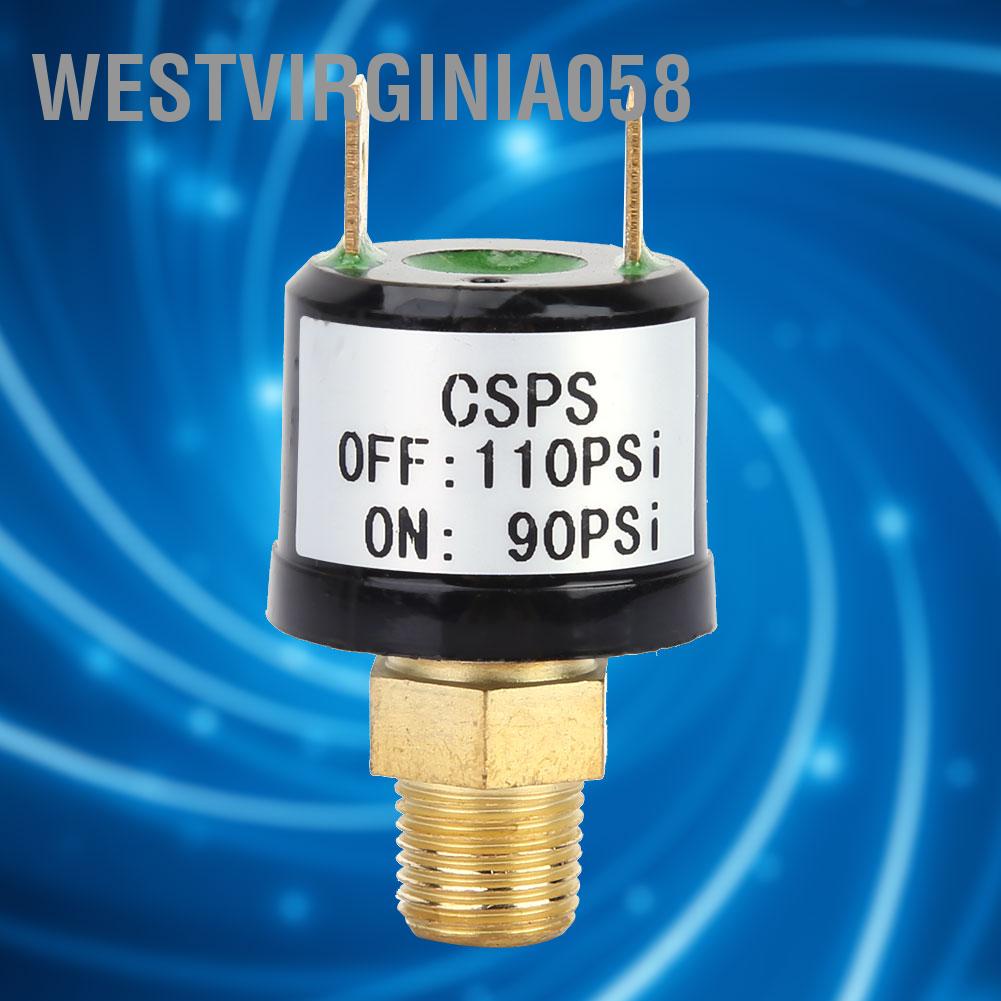 Có thể bán buôn 90-110 PSI Công tắc điều khiển áp suất máy nén khí nặng Westvirginia058 Hàng giao ngay