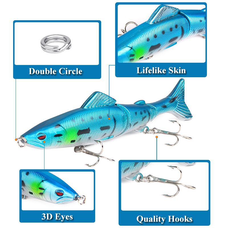 Mồi câu cá nhân tạo nhiều màu kích cỡ 18g/ 13cm