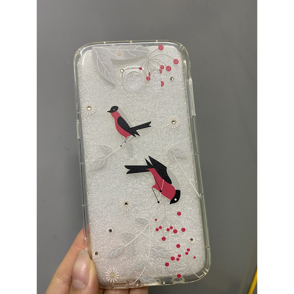 XẢ KHO  ỐP DẺO SHENGO IN HOA SAMSUNG S7 edge