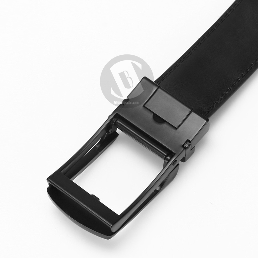 Dây Thắt Lưng, Nịt Nam Da Bò Cao Cấp - ShinBasic, Bảng Khoá Tự Động, Thời Trang Công Sở,  BELTS21BAS09-3