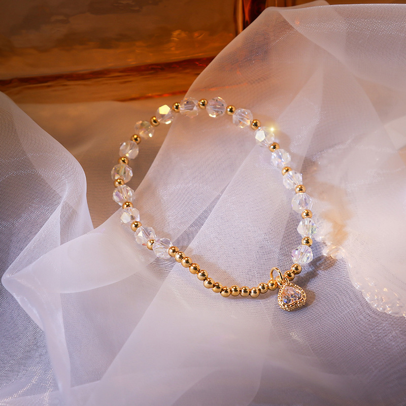 Vòng tay may mắn thiết kế đơn giản xinh xắn cho nữ