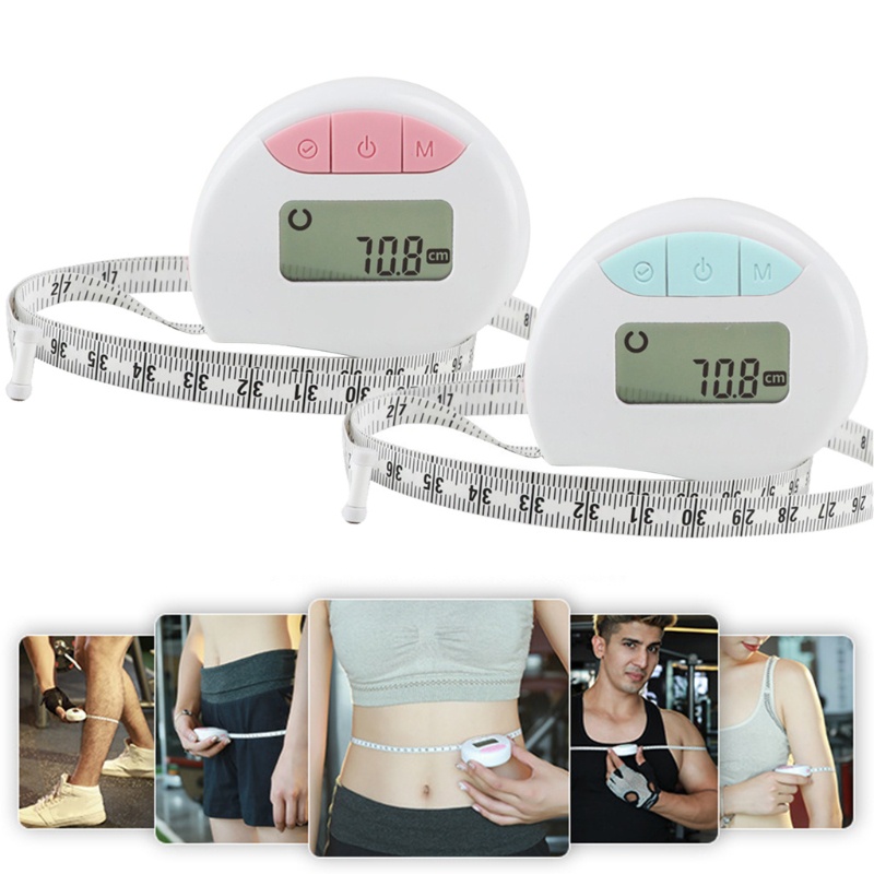 Aoto Bán Chạy Thước Dây Đo Vòng Eo Có Thể Thu Vào Với Khóa Cài Sẵn Và Băng Dính Có Thể Thu Vào