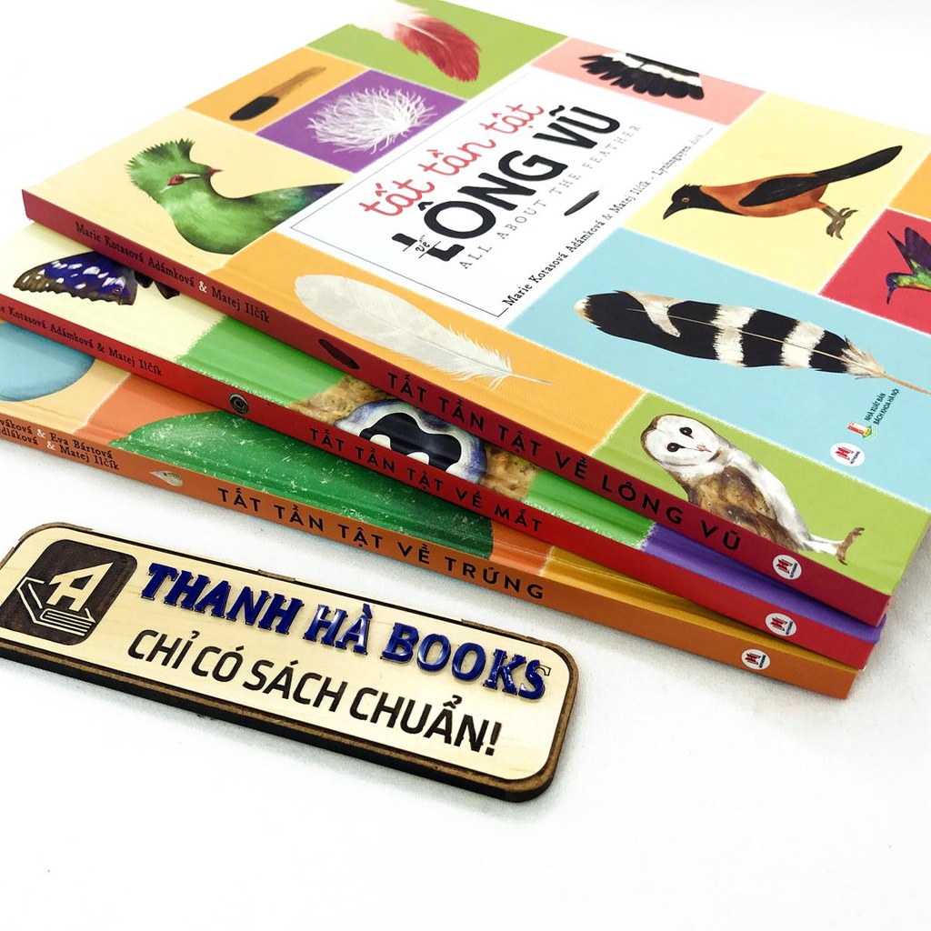 Sách - Tất Tần Tật Về: Mắt + Trứng + Lông Vũ (Bìa cứng) - Combo 3 quyển, lẻ tùy chọn (Dành cho trẻ 3+)