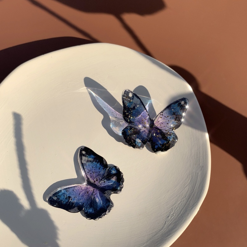 BUTTERFLY HANDMADE 1 Cái Kẹp Tóc Hình Bướm