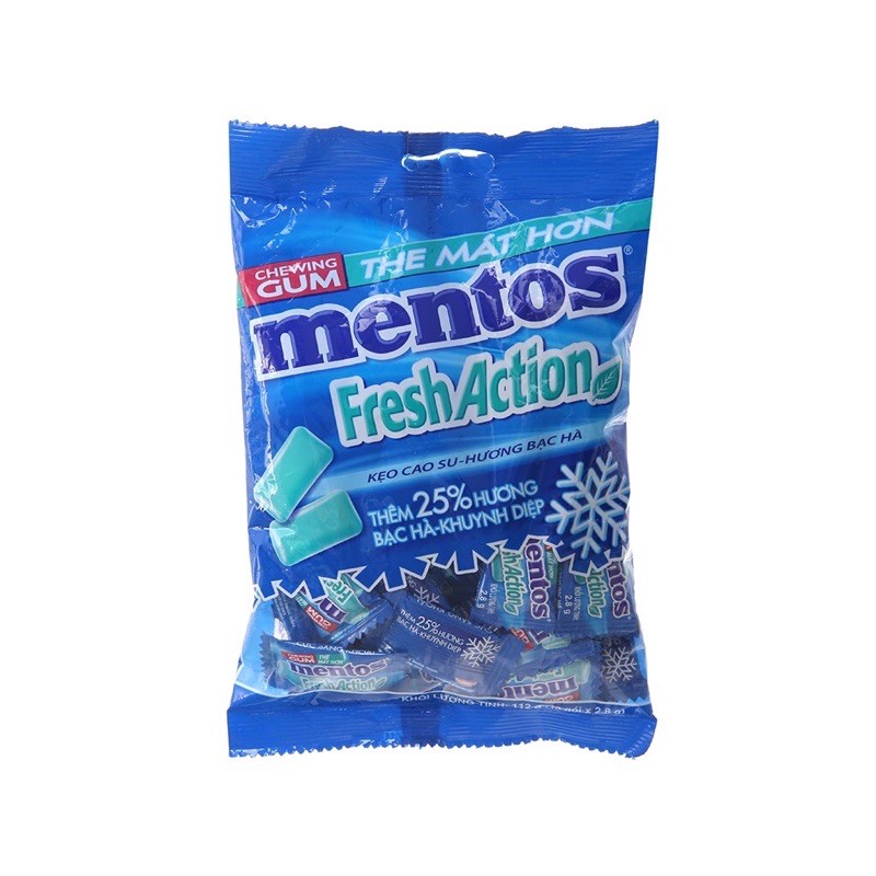 Combo 10 Gói x 40 Cái Singum Mentos 112gr