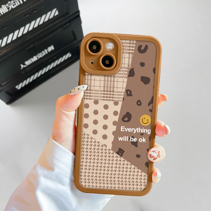 Ốp lưng iphone cạnh vuông lỗ camera happy 6s/6splus/7/7plus/8/8plus/x/11/12/13/pro/max/plus/promax-Sale Hot D1-2