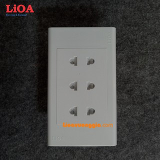Ổ cắm điện ba 2 chấu lioa 16a - 3520w