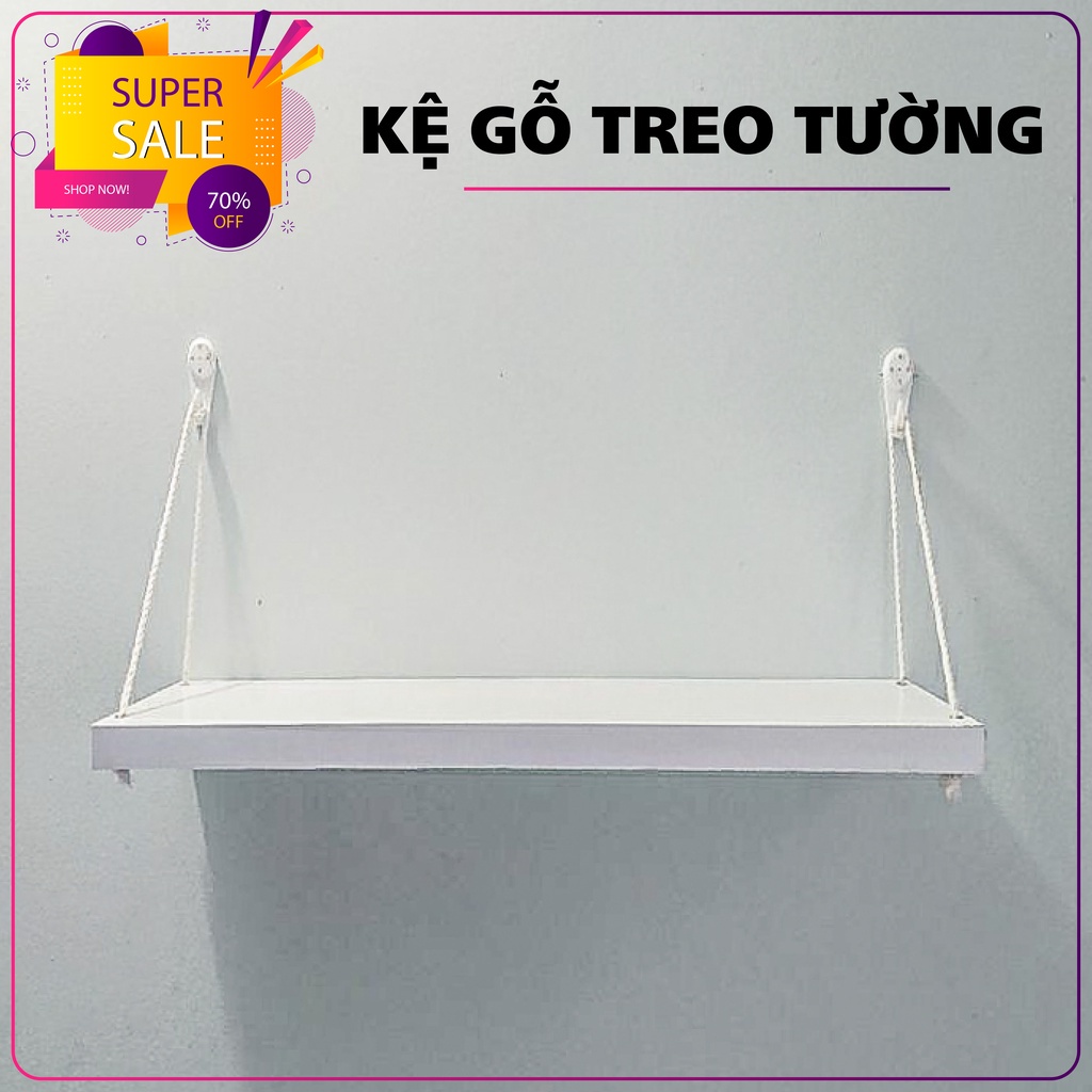 Kệ gỗ, Kệ gỗ Treo, Kệ gỗ treo tường Hàn Quốc hàng xịn kích thước 40cm x 15cm tặng kèm đầy đủ phụ kiện, xịn xò