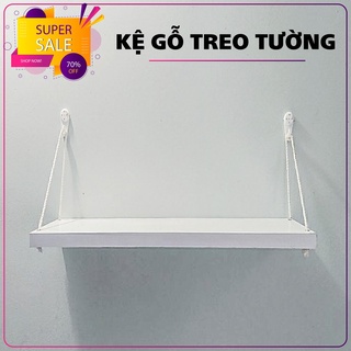 Kệ gỗ, Kệ gỗ Treo, Kệ gỗ treo tường Hàn Quốc hàng xịn kích thước 40cm x 15cm, Kệ gỗ, Kệ gỗ treo tường decor