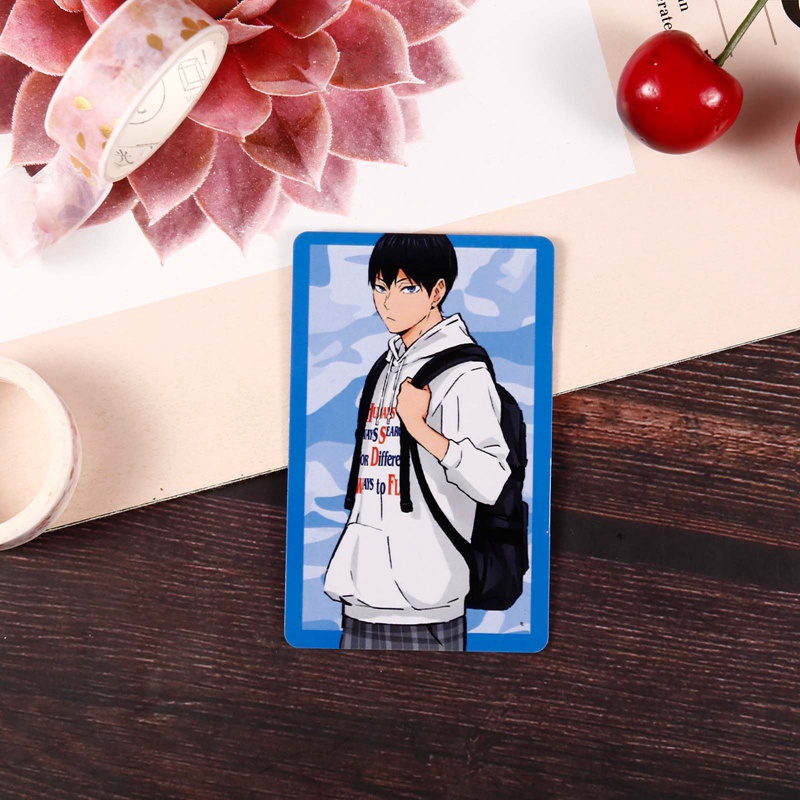Thẻ ảnh sưu tập họa tiết hoạt hình Haikyuu độc đáo