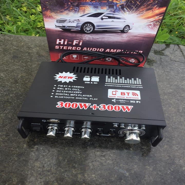 Ampli Bluetooth Mini 12V/220V BT 298A - Bảo Hành Uy Tín 12 Tháng - Lỗi 1 Đổi 1