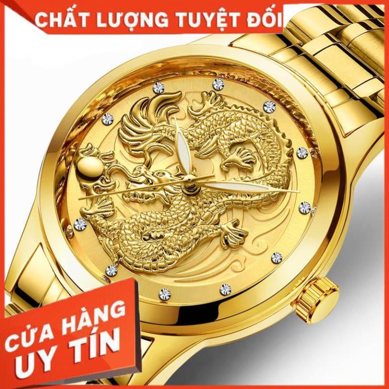 Đồng hồ nam mặt rồng FNGEEN S666 dây kim loại . | BigBuy360 - bigbuy360.vn