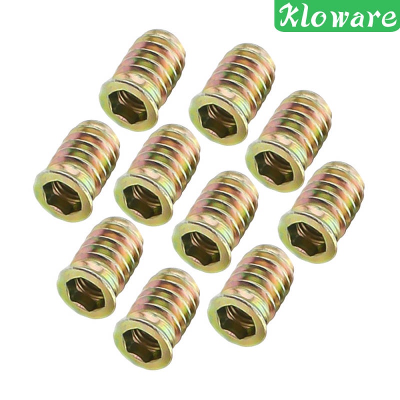 Bộ 10 Ốc Vít Đầu Lục Giác M8 * 22 Chuyên Dụng Cho Đồ Nội Thất Gỗ