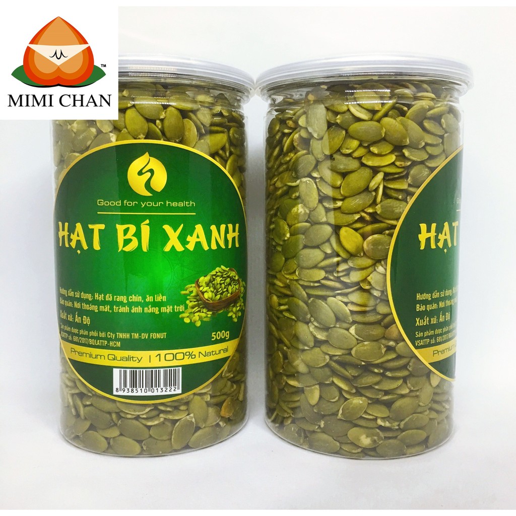 Nhân Hạt Bí Xanh Ấn Độ Thơm Ngon 500g