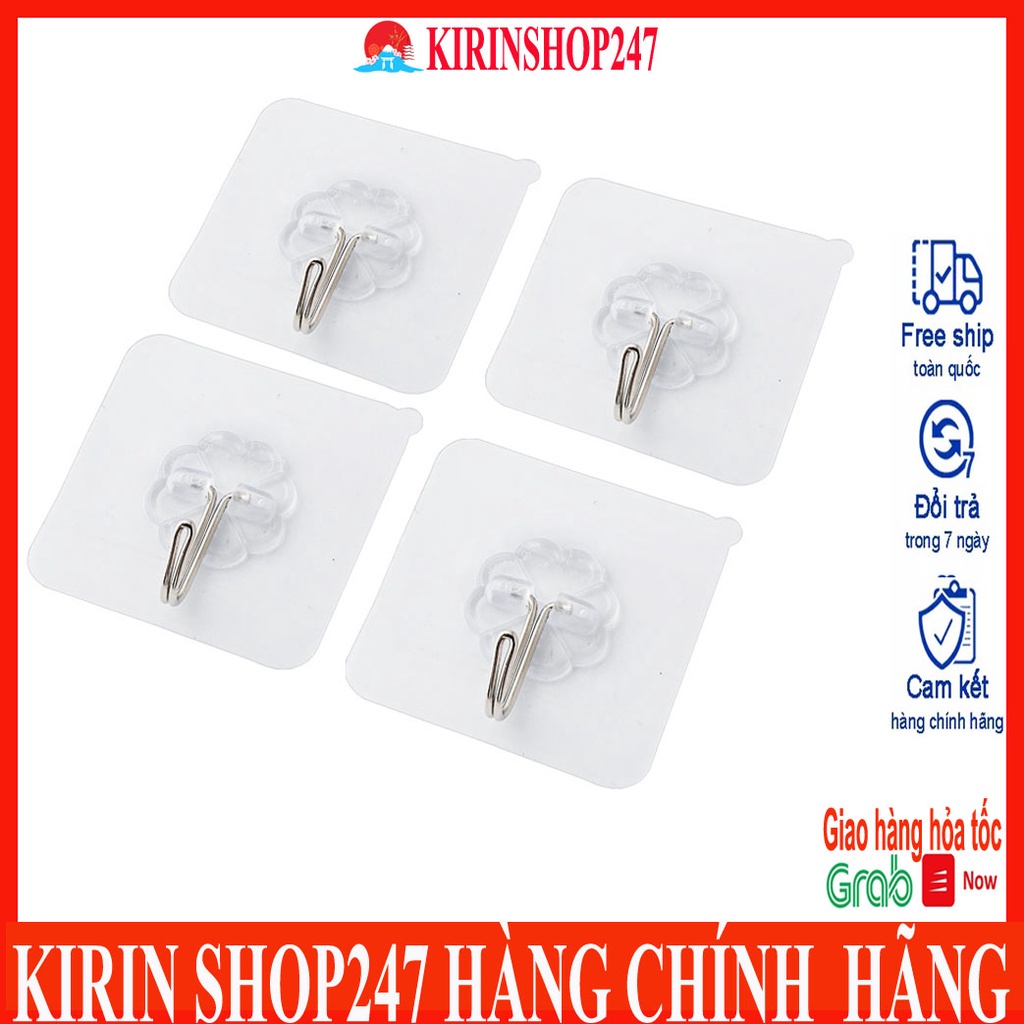 Móc treo dán tường siêu dính 6x6cm Hàng Nội Địa Trung