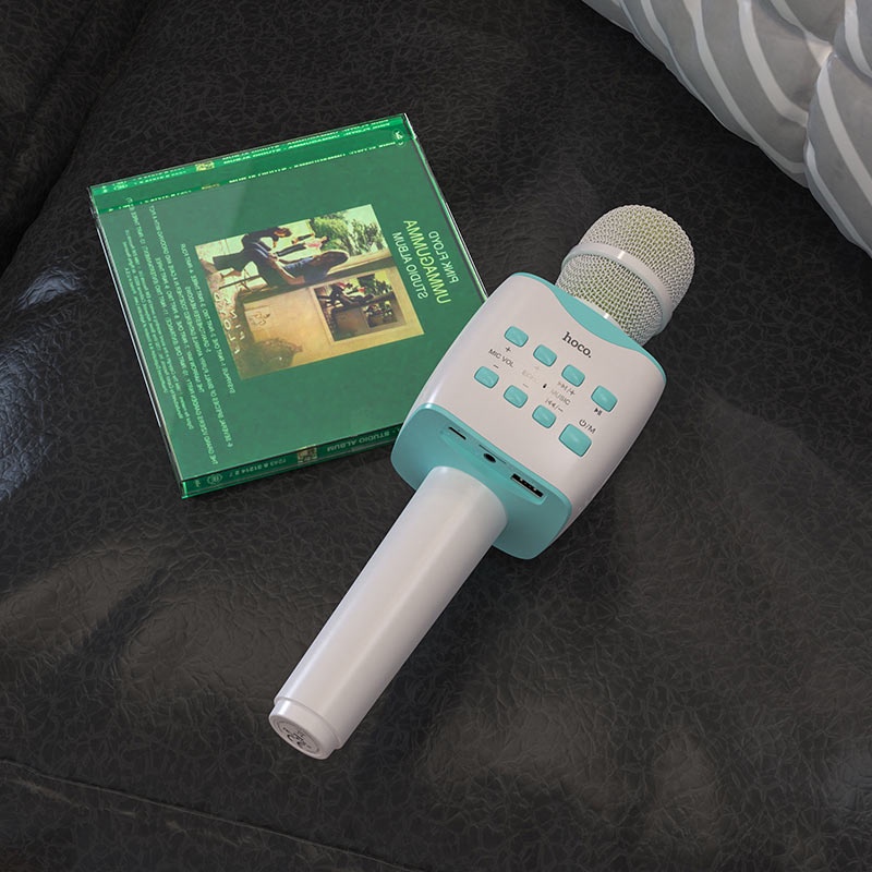 Mic Hát Karaoke Pro858   hoco   Kết Nối Bluetooth