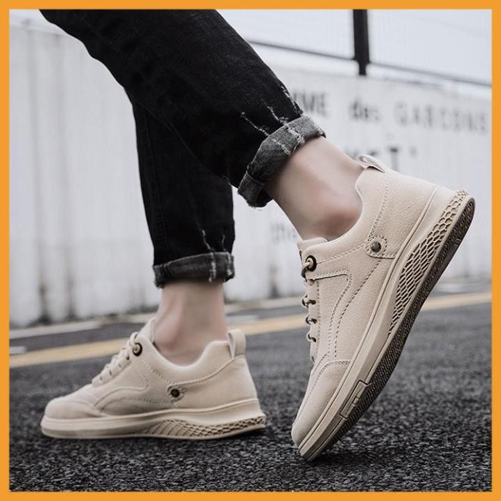 [MÃ GIAY68 GIẢM 30K ĐƠN 500K] Giày thể thao nam, Giày Sneaker Nam Cổ Thấp Da Lộn cực dễ phối đồ | BigBuy360 - bigbuy360.vn