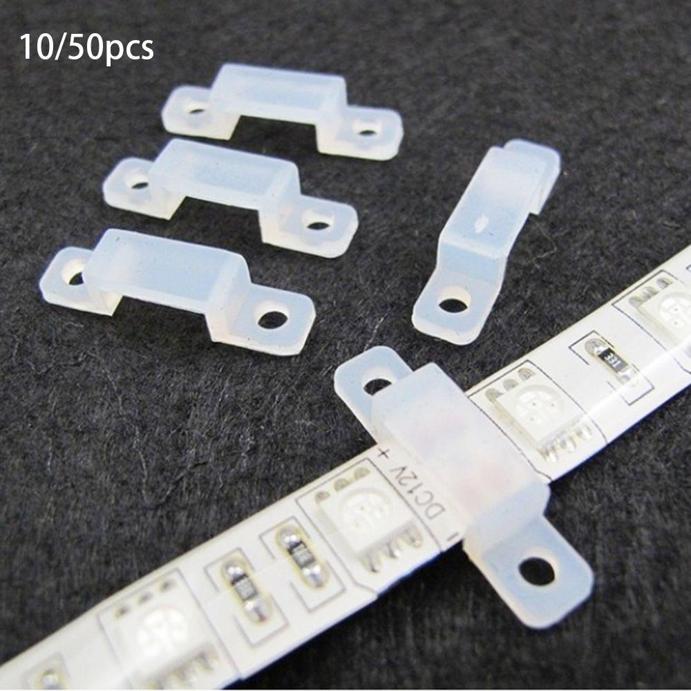 GOGOUP Set 10 / 50 Kẹp Silicon Cố Định Đèn 5050 5630 RGB