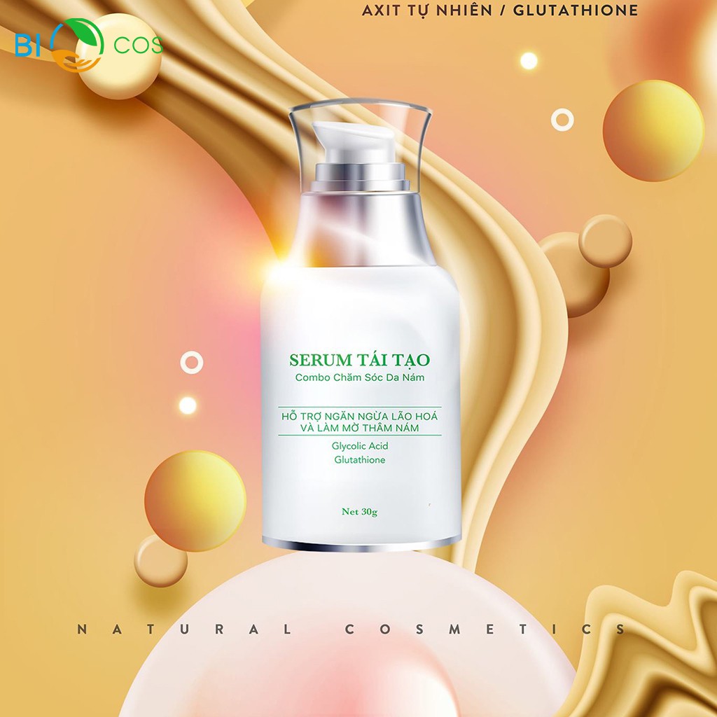 Serum Tái Tạo Da BIOCOS Ngăn Ngừa Lão Hóa Và Làm Mờ Vết Thâm 30g | BigBuy360 - bigbuy360.vn