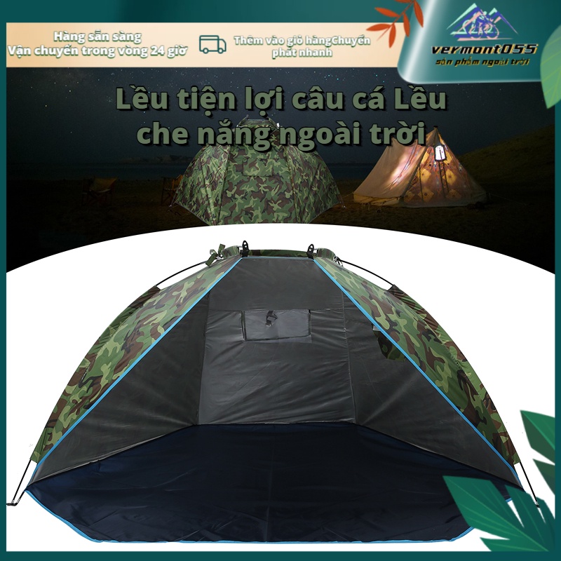 Có thể bán buôn Lều trú ẩn câu cá ngoài trời che nắng ngụy trang di động cắm trại cho hai người Hàng giao ngayVermont055