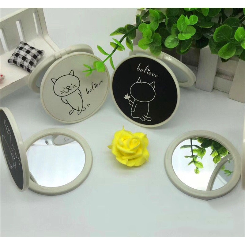 Gương Gập Vỏ Sò Gương Trang Điểm Cầm Tay Mini VTL SHOP