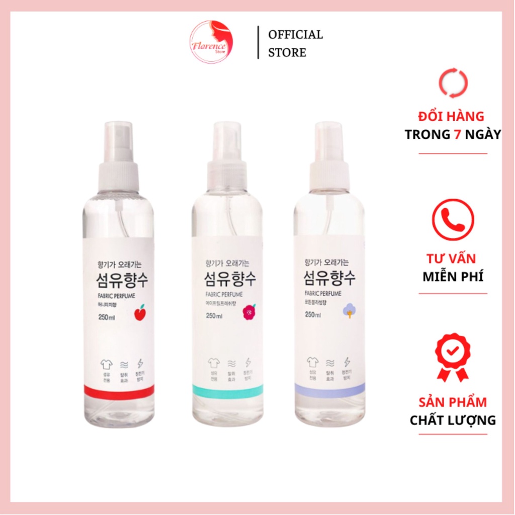 Xịt Thơm Quần Áo Fabric Perfume Hàn Quốc 250ml