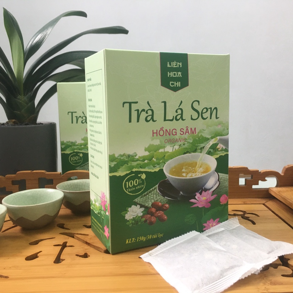 Trà lá sen túi lọc AN THẦN- GIẢM CÂN- GIẢI ĐỘC- GIẢM MỠ MÁU - ỔN ĐỊNH HUYẾT ÁP HỘP 30 TÚI | BigBuy360 - bigbuy360.vn