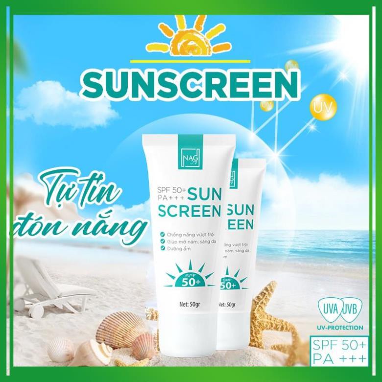 [FREESHIP_TOÀN QUỐC] Kem chống nắng SUNSCREEN-Kem chống nắng tốt dùng cho mọi loại da - N.A.G BEAUTY