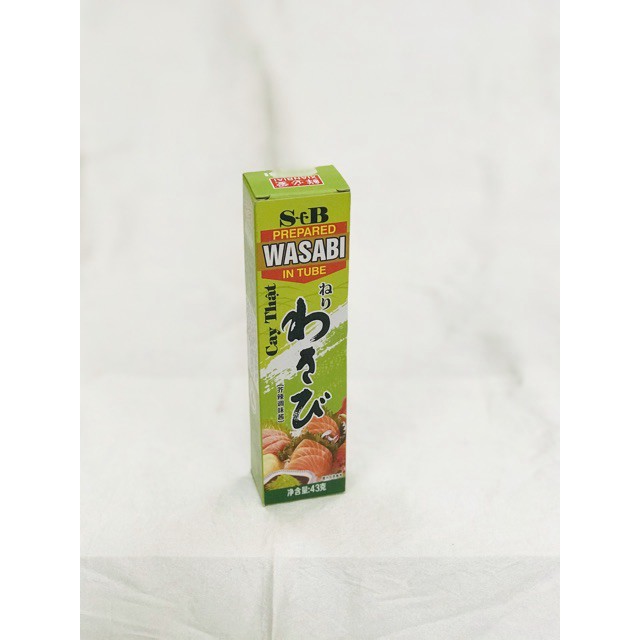 [CHẤT LƯƠNG CAO] lọ mù tạt wasabi SB siêu cay nhập khẩu - mù tạt wasabi