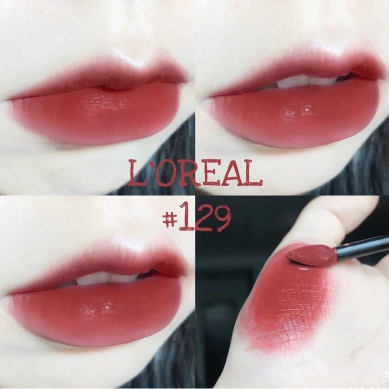 SON LOREAL PARIS ROUGE #129 ĐỎ HỒNG NUDE