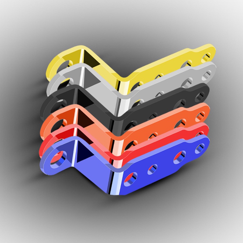 Giá đỡ đèn pha/ gương chiếu hậu mở rộng tiện lợi đa năng cho xe mô tô ATV