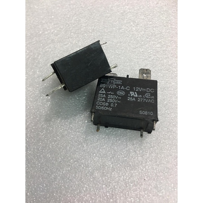 Relay cấp lốc điều hòa 25A bóc máy.