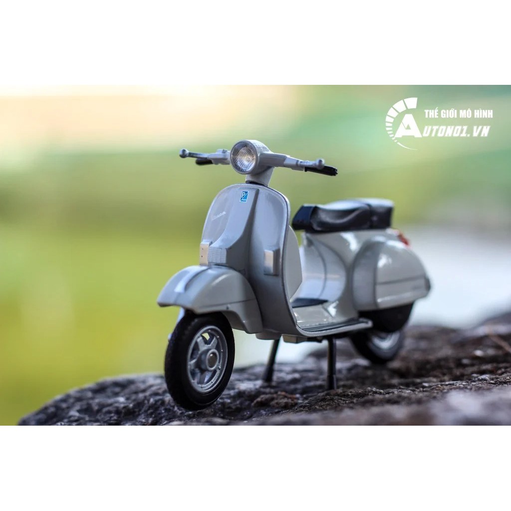 MÔ HÌNH XE VESPA PX 2016 WHITE 1:18 WELLY 5721