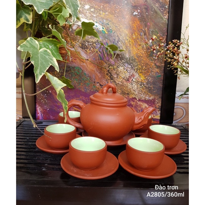 Ấm chén Tử sa Bát Tràng-đất nung đỏ,giá nhà lò-hàng chuẩn 100% nhà làm