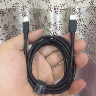 Cáp Sạc Momax Zero Type-C Ra Lightning Chuẩn MFI - màu đen