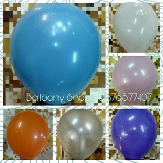 Combo 50 Bóng Bay Màu Đục Size 25cm