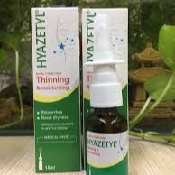 Xịt mũi Hyazetyl Plus – Hỗ trợ giúp thông mũi, giảm ngạt mũi do xoang, mũi dị ứng (15ml)