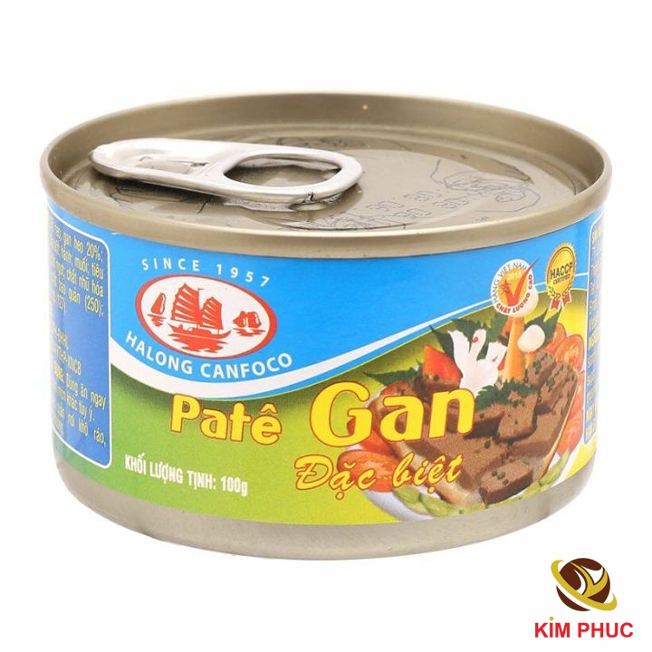 Pate gan đặc biệt Hạ Long Canfoco hộp 100g