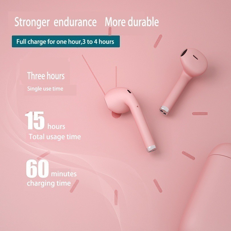 Vỏ bảo vệ hộp sạc tai nghe Bluetooth I12 Tws Iphone 8 X Xr Xs 11 Por Max Xiaomi Sony Samsung Huawei Pk I12 I14 I10 Airpods 2 Pro 3 Rebish