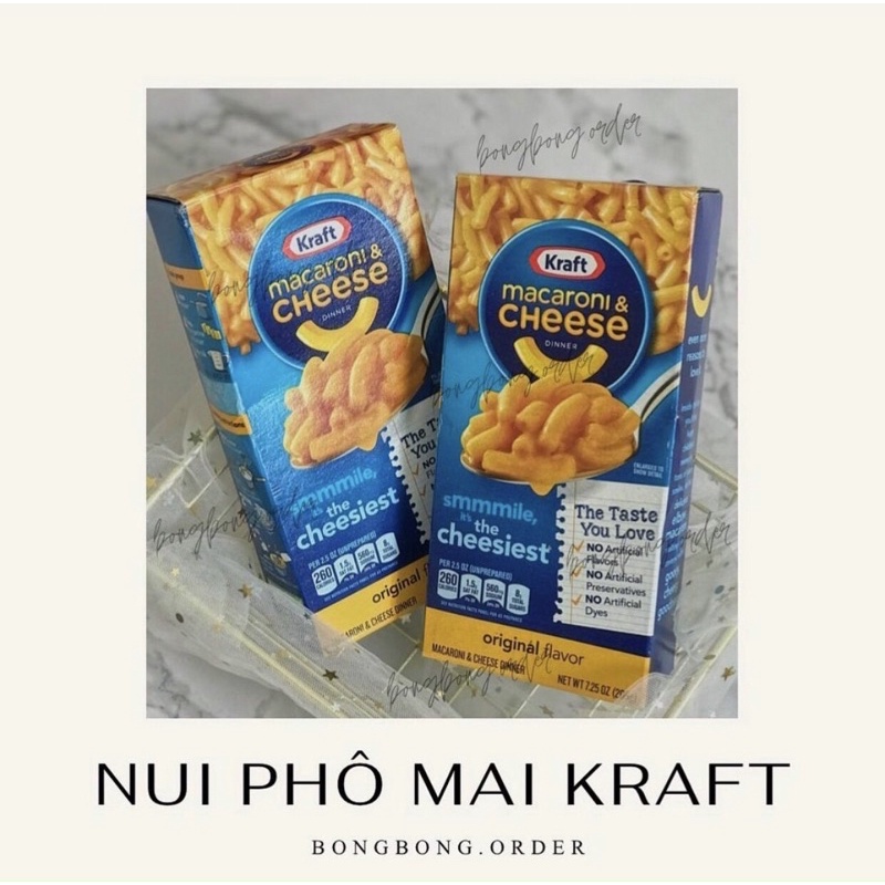[DATE 02/2022] Nui phô mai ăn liền Kraft