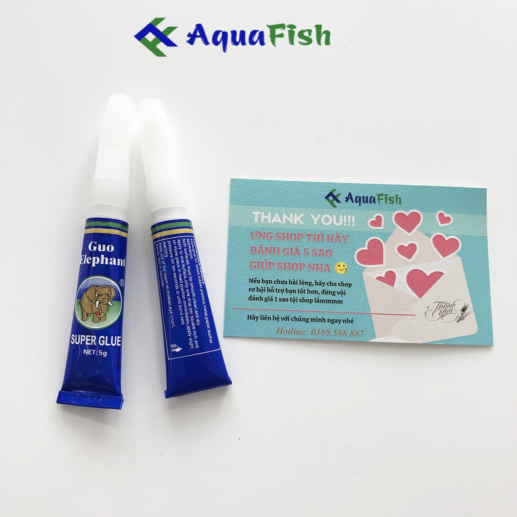 Combo 2 Tuýp Keo Dán Rêu, Cây Thủy Sinh, Gắn Đá, Gắn San Hô Bể Cá Cảnh